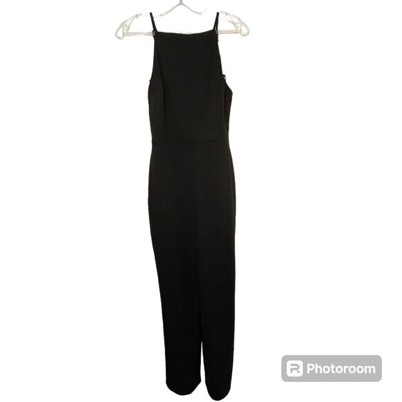 Crystal Sky Jumpsuit Women's Size S Black Minimalist Dressy Chic Classy - Picture 1 of 8